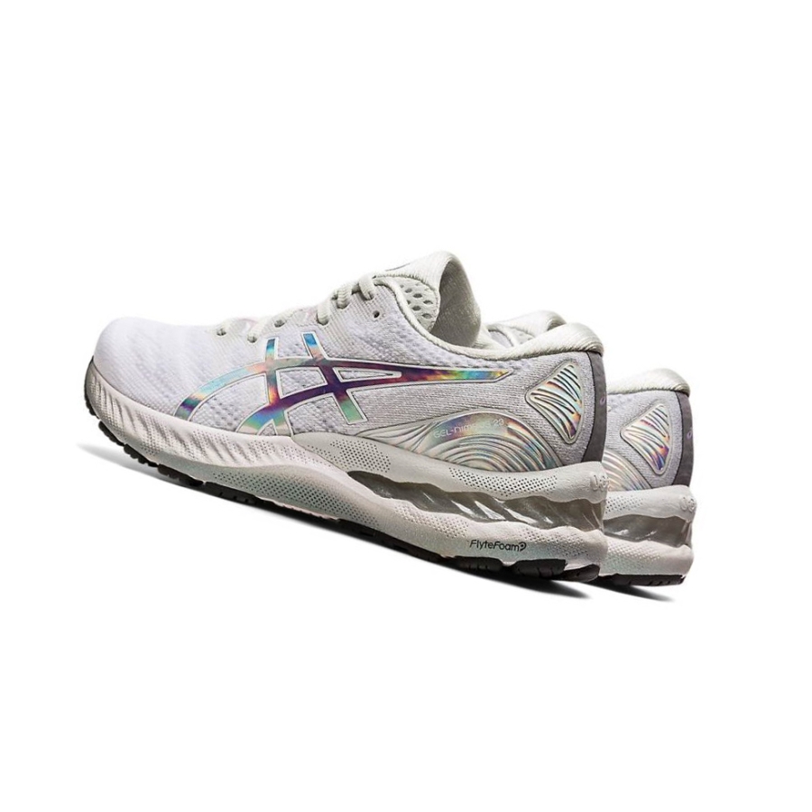 Grey Women's Asics GEL-NIMBUS 23 Running Shoes | US48295NA