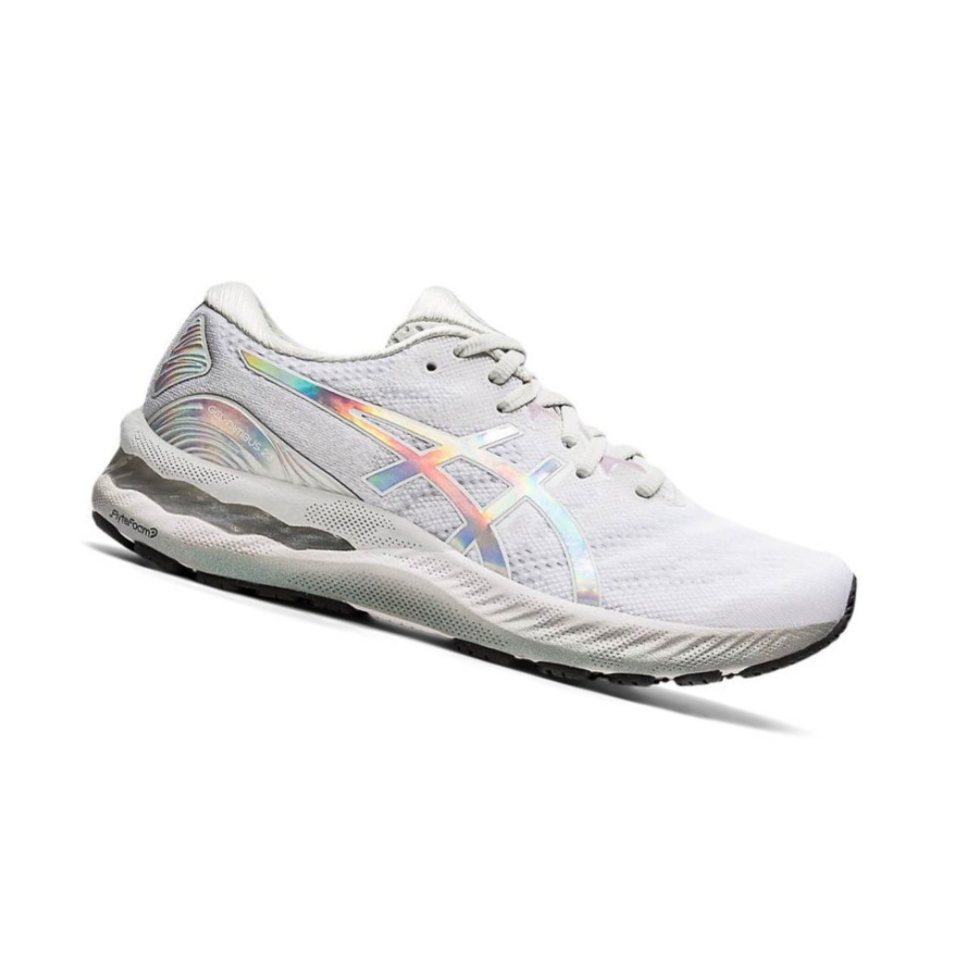 Grey Women\'s Asics GEL-NIMBUS 23 Running Shoes | US48295NA