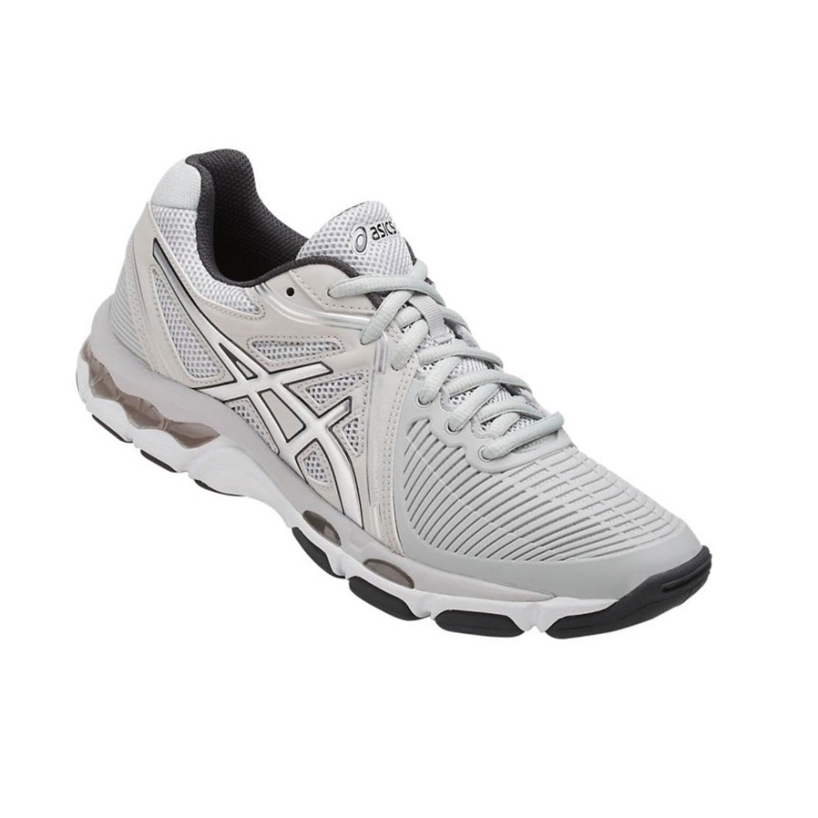 Grey Women's Asics GEL-Netburner Ballistic MT Volleyball Shoes | US84906EJ