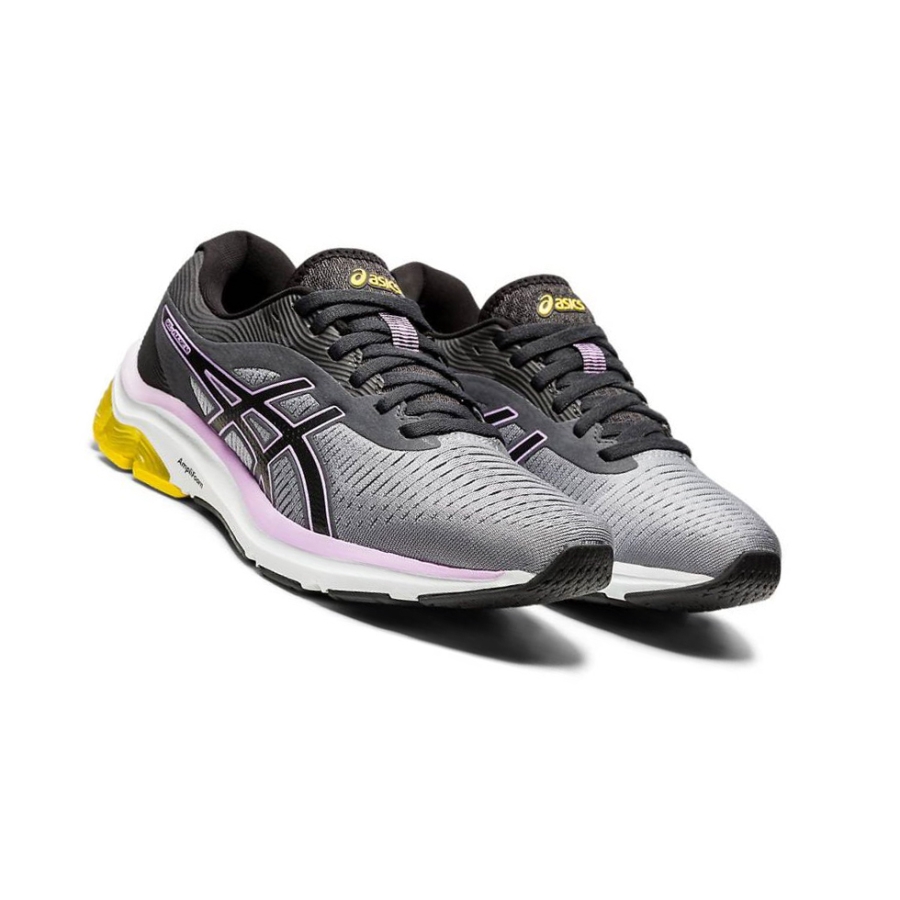 Grey Women's Asics GEL-PULSE 12 Running Shoes | US61048MX