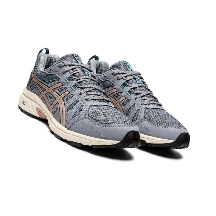 Grey Women's Asics GEL-VENTURE 7 MX Trail Running Shoes | US30617PW