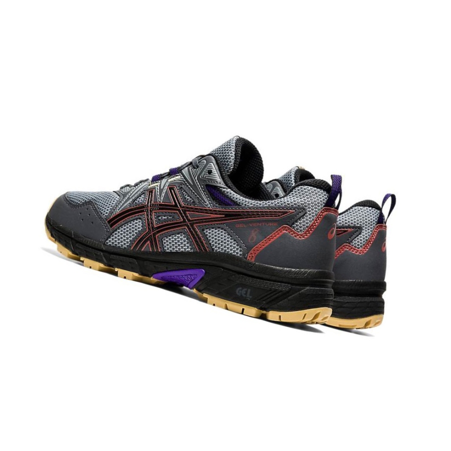 Grey Women's Asics GEL-VENTURE 8 Wide Trail Running Shoes | US92064NC