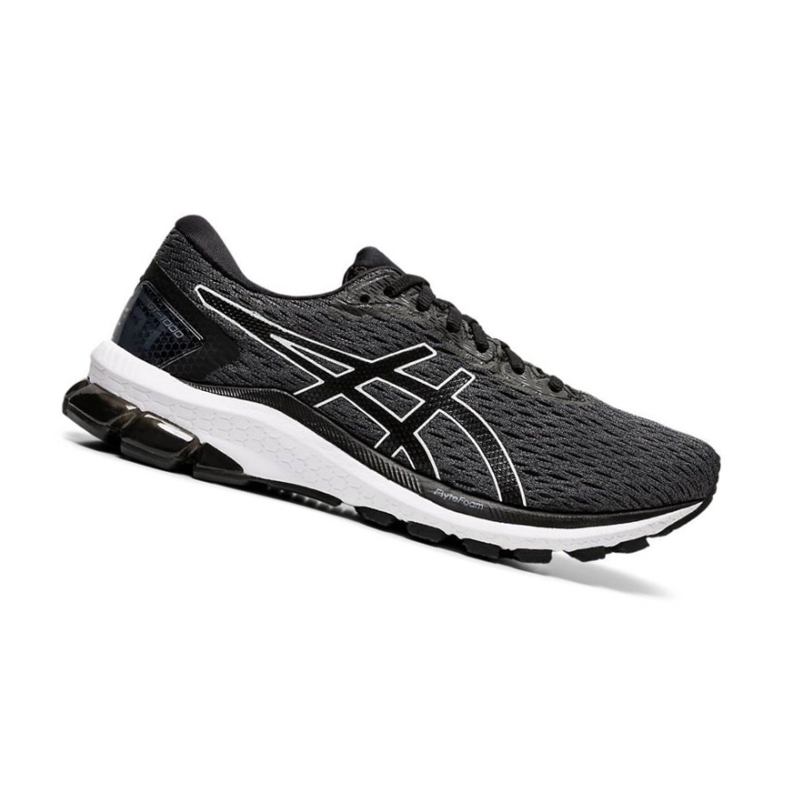 Grey Women\'s Asics GT-1000 9 Wide Running Shoes | US56123NC