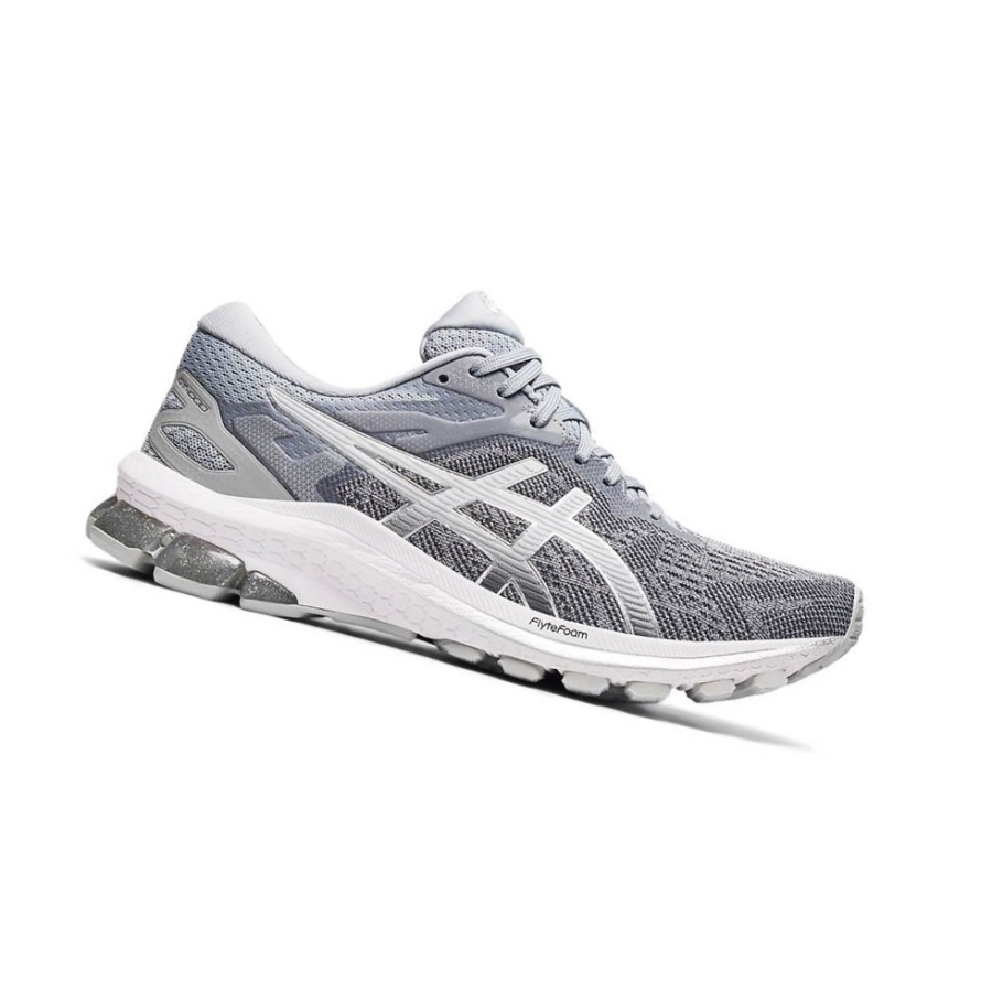 Grey Women\'s Asics GT-1000 Running Shoes | US64239YX