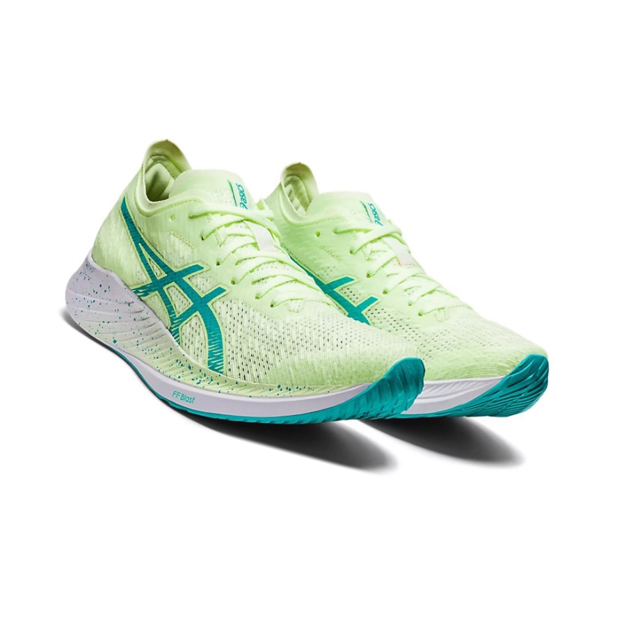 Illuminate Yellow / Sea Glass Women's Asics MAGIC SPEED Running Shoes | US73159LG