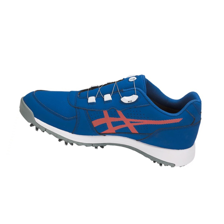 Imperial / Nova Orange Men's Asics GEL-PRESHOT BOA Golf Shoes | US67351UI