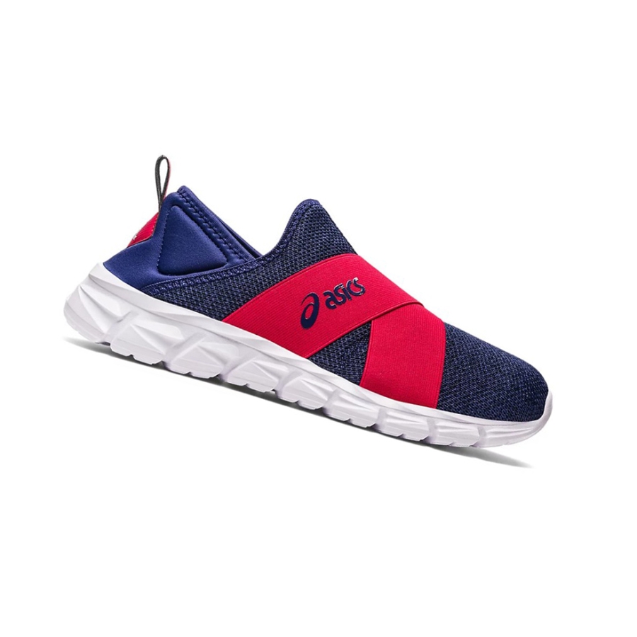 Indigo Blue / Speed Red Women\'s Asics QUANTUM LYTE SLIP-ON Sneakers | US97581HO