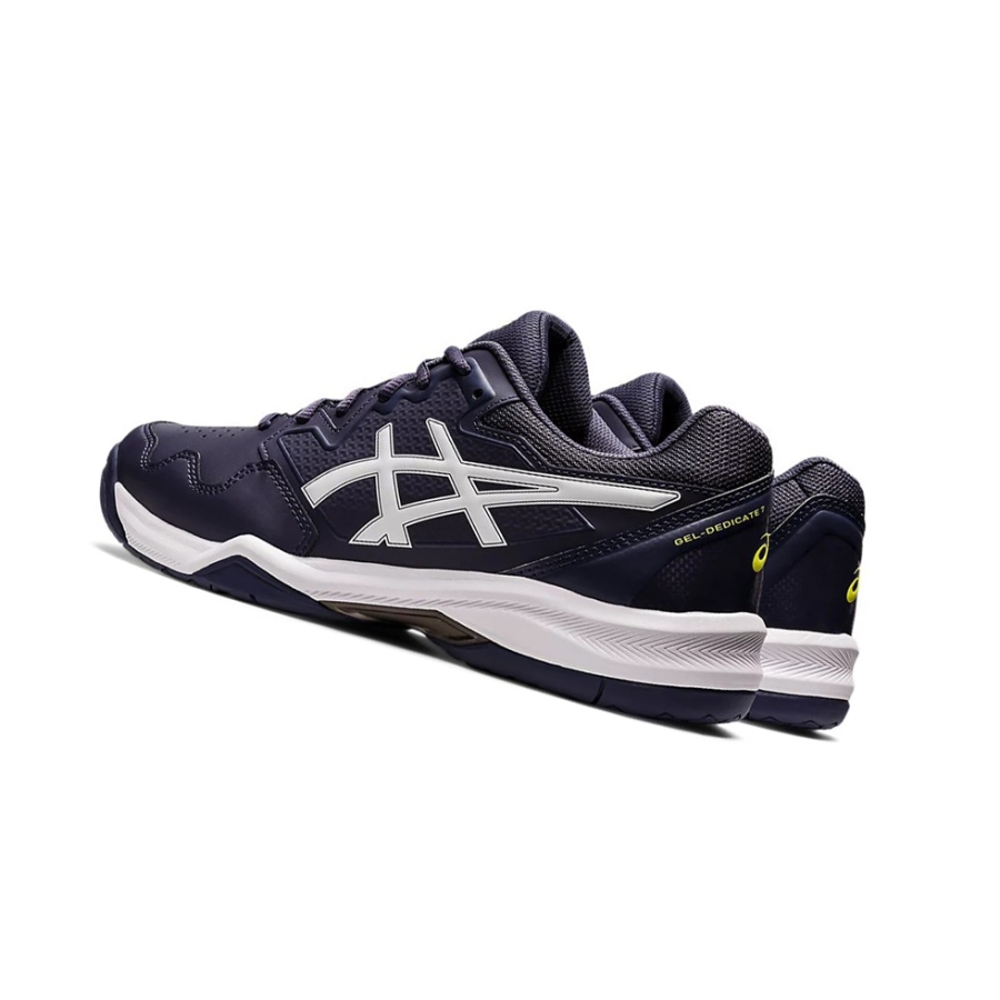 Indigo Fog / White Men's Asics GEL-DEDICATE 7 Tennis Shoes | US64735GY