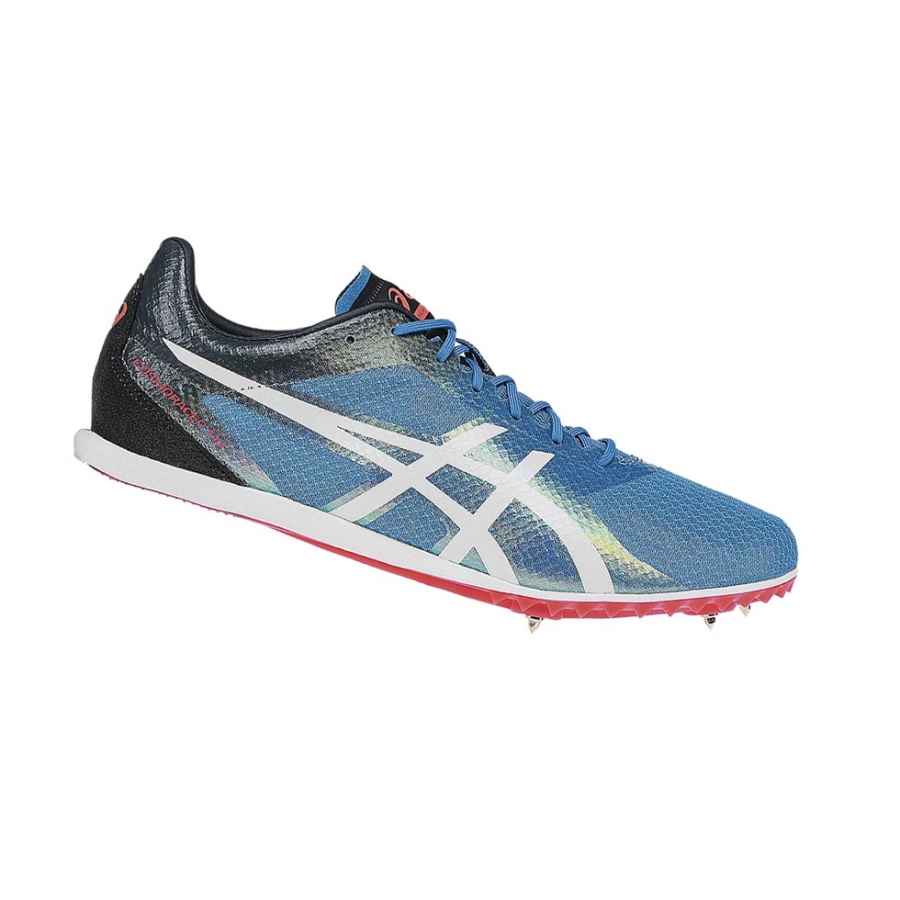 Jet Blue / White / Dark Slate Men\'s Asics COSMORACER MD Track Shoes | US81954OR