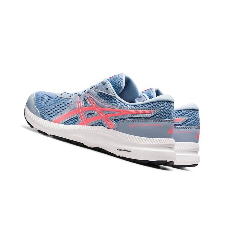 Light Blue Women's Asics GEL-CONTEND 6 Running Shoes | US78645RB