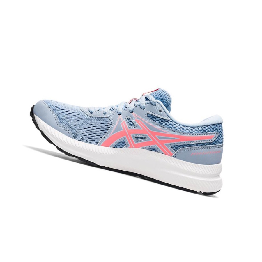 Light Blue Women's Asics GEL-CONTEND 6 Running Shoes | US78645RB