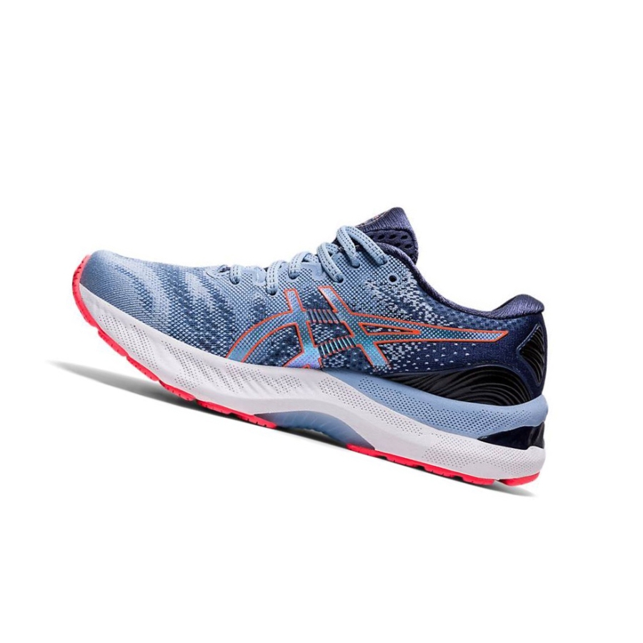 Light Blue Women's Asics GEL-NIMBUS 23 Running Shoes | US81407SU