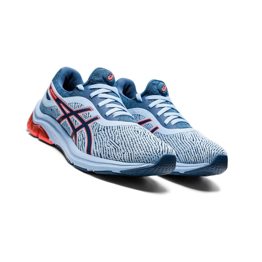 Light Blue Women's Asics GEL-PULSE 12 MK Running Shoes | US31479FO