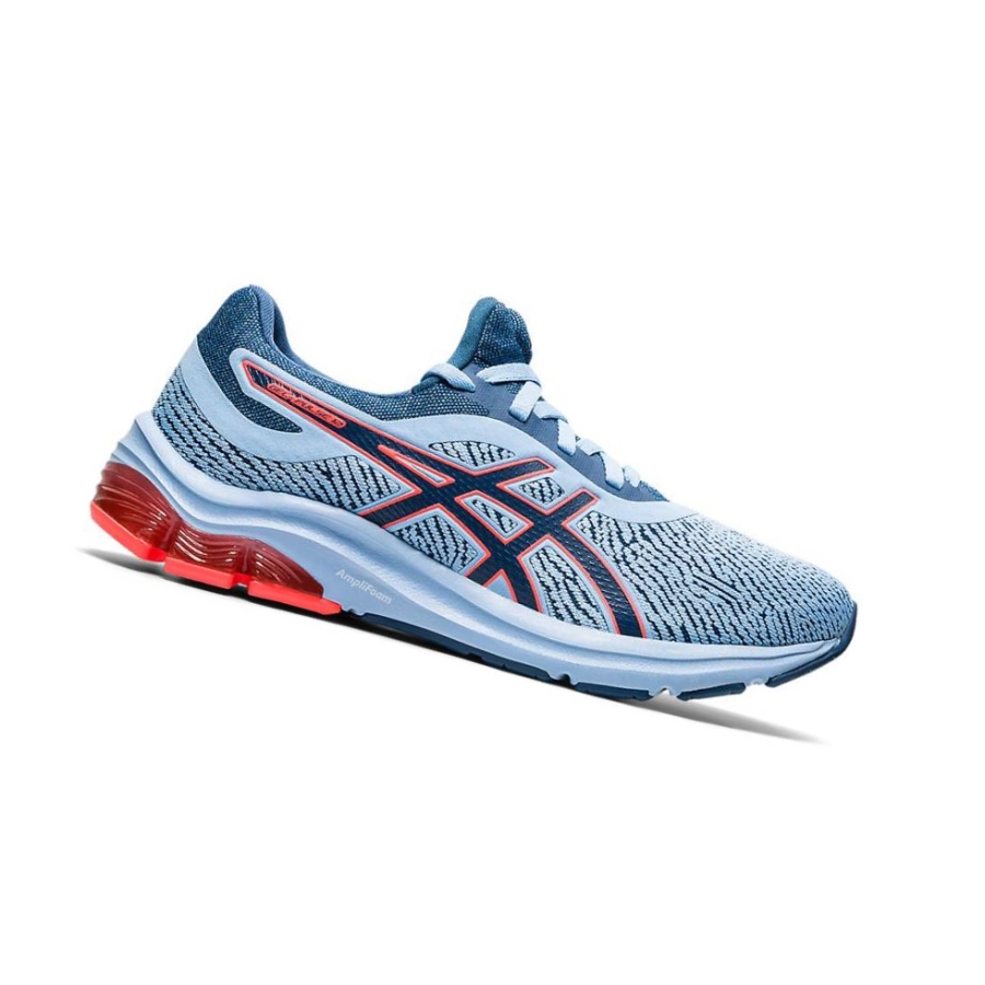 Light Blue Women\'s Asics GEL-PULSE 12 MK Running Shoes | US31479FO