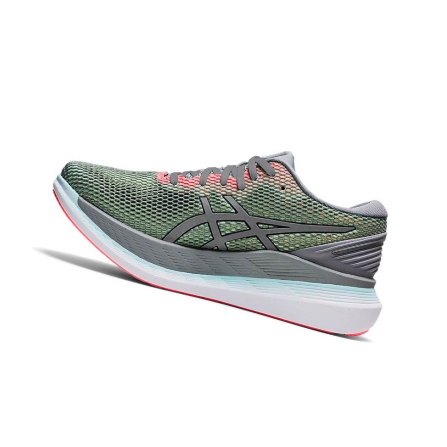 Light Green Women's Asics GLIDERIDE 2 LITE-SHOW Running Shoes | US58120HV