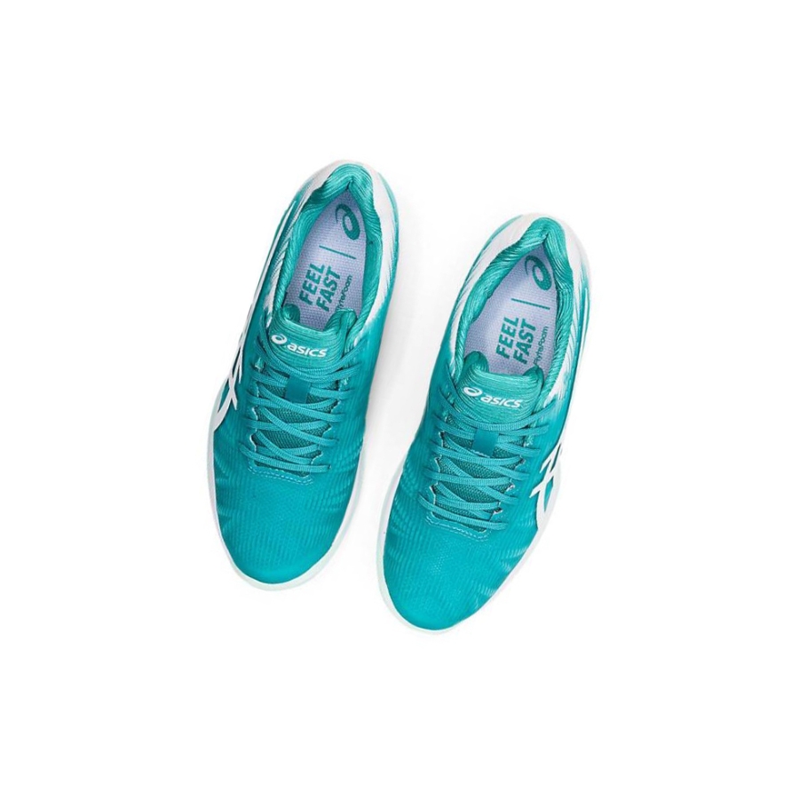 Light Green Women's Asics SOLUTION SPEED FF Tennis Shoes | US20973WL