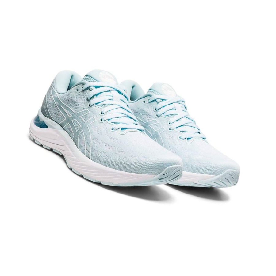 Light Turquoise Women's Asics GEL-CUMULUS 23 Running Shoes | US30892IB