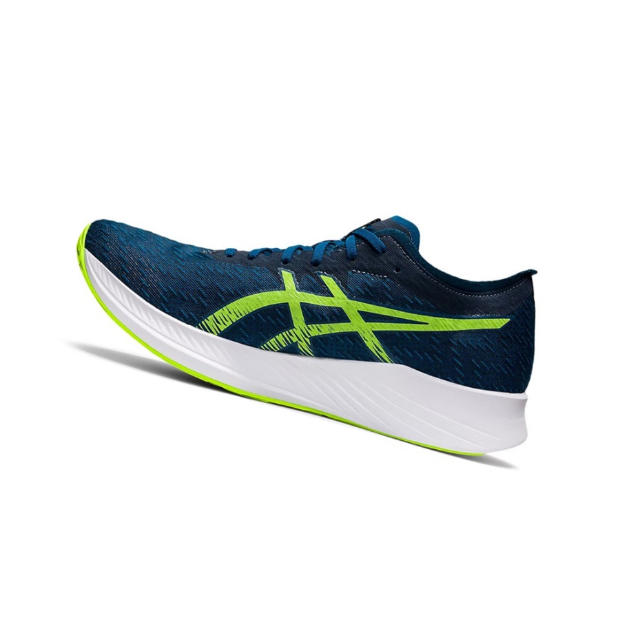 Mako Blue / Hazard Green Men's Asics MAGIC SPEED Running Shoes | US03497EP