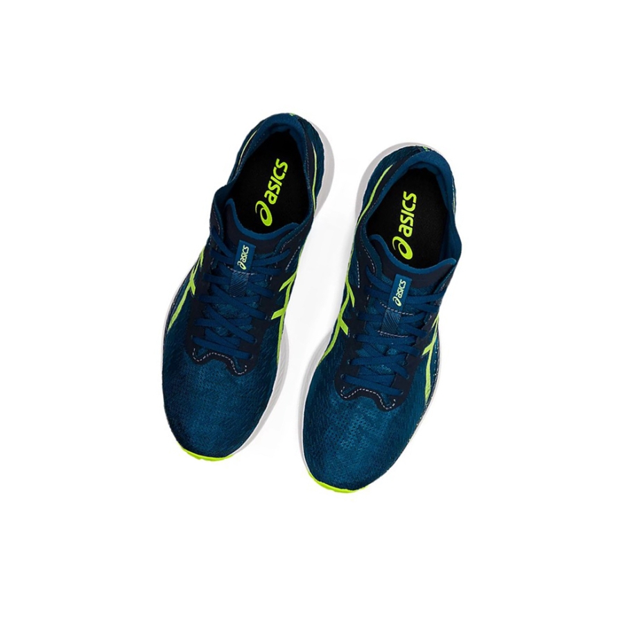 Mako Blue / Hazard Green Men's Asics MAGIC SPEED Running Shoes | US03497EP