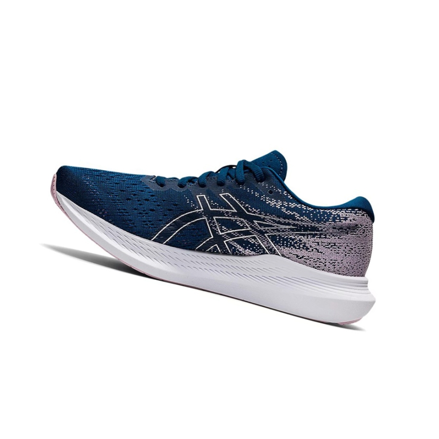 Mako Blue / Pure Silver Women's Asics EvoRide 3 Running Shoes | US43782VS