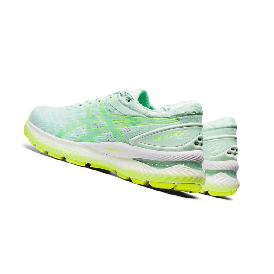 Mint Women's Asics GEL-NIMBUS 22 Running Shoes | US74952XB