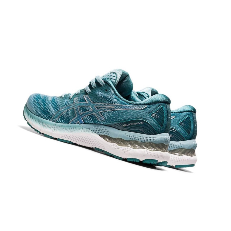 Mint Women's Asics GEL-NIMBUS 23 Running Shoes | US92847HU