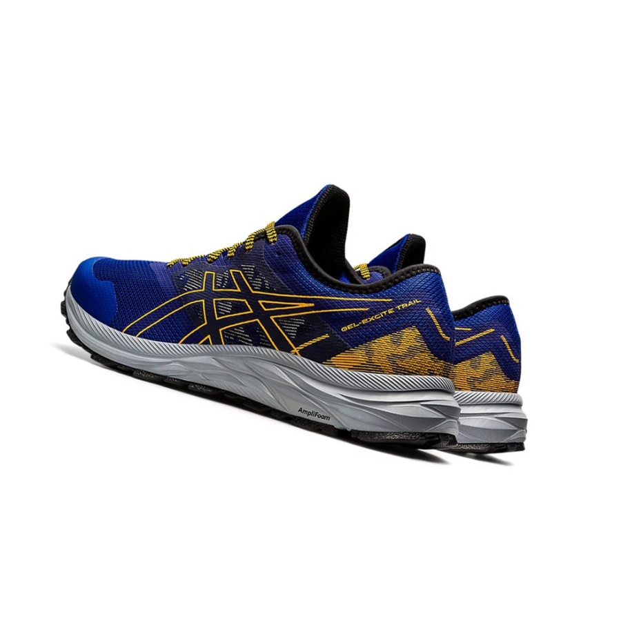 Monaco Blue / Sunflower Men's Asics GEL-EXCITE TRAIL Running Shoes | US34069MG