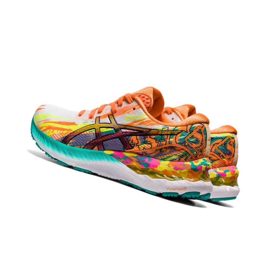 Multicolor Women's Asics GEL-NIMBUS 23 Running Shoes | US18742WD