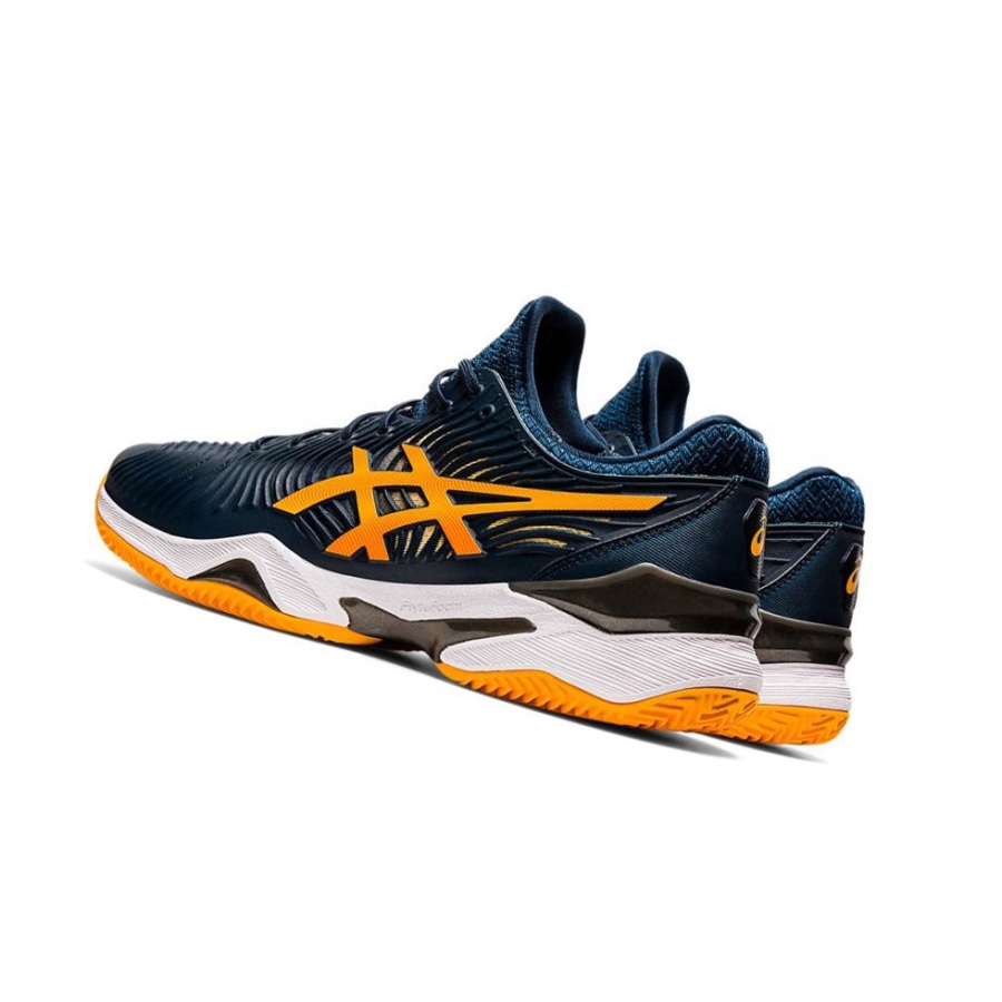 Navy Men's Asics COURT FF Tennis Shoes | US09243US