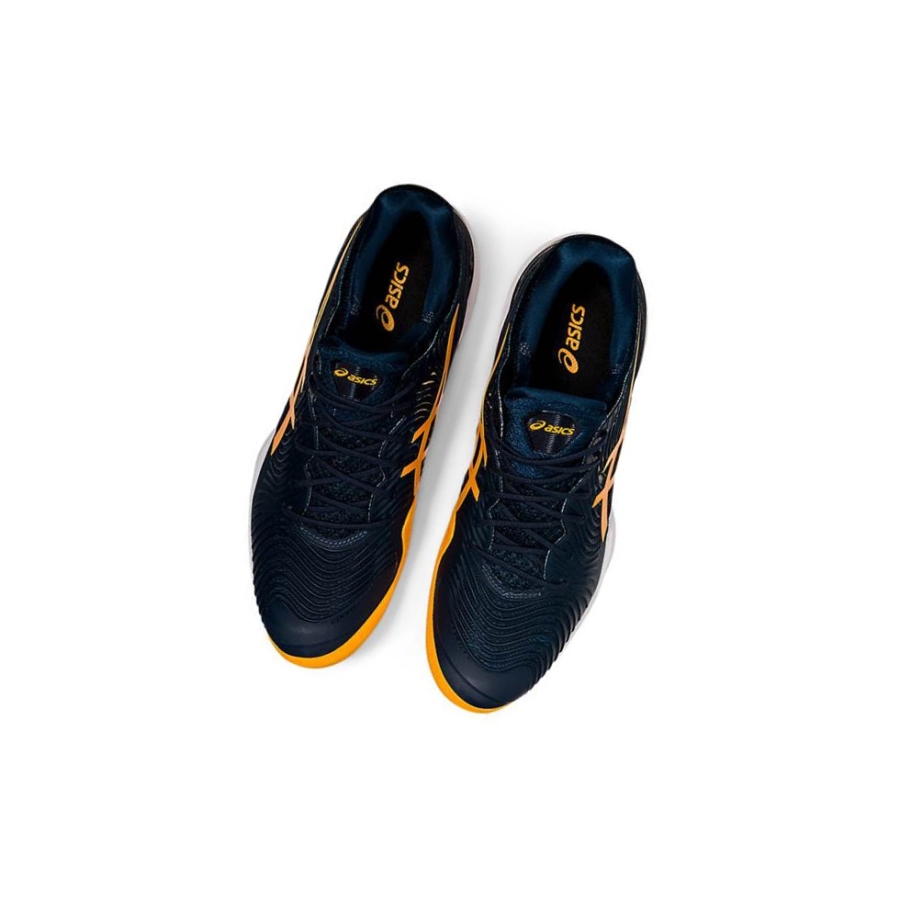 Navy Men's Asics COURT FF Tennis Shoes | US09243US