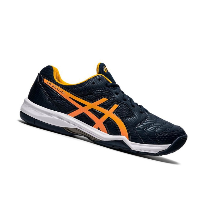 Navy Men\'s Asics GEL-DEDICATE 6 Tennis Shoes | US98241AI