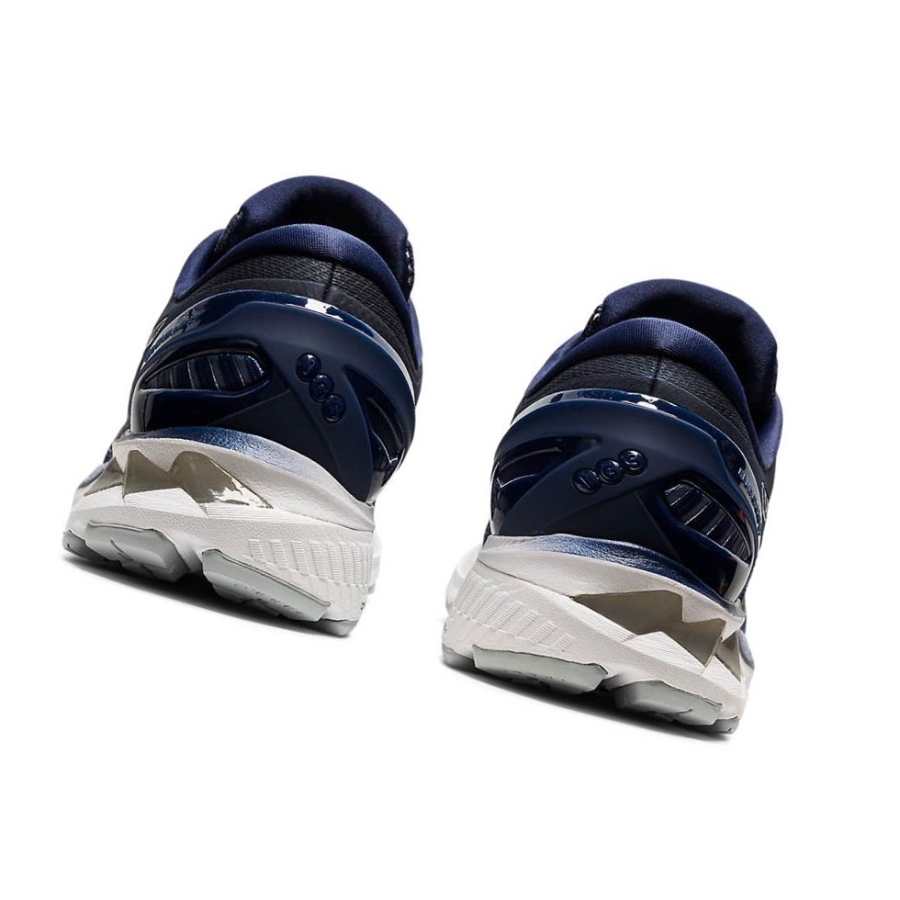 Navy Men's Asics GEL-KAYANO 27 Running Shoes | US03419OF