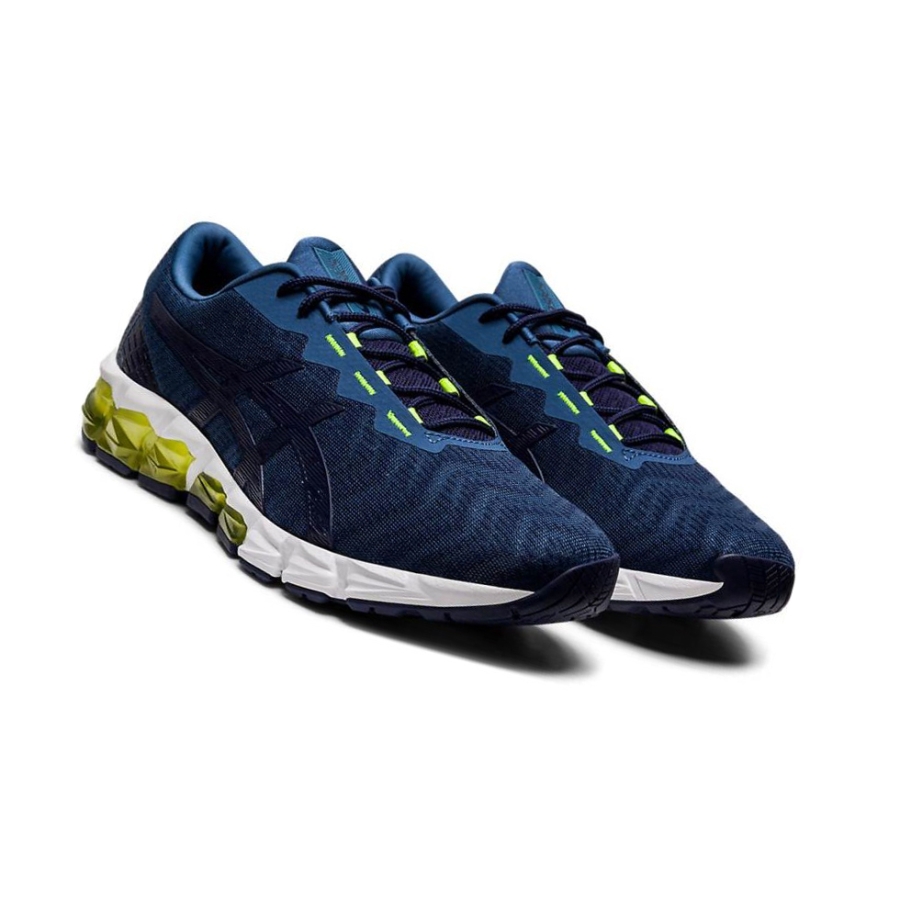 Navy Men's Asics GEL-QUANTUM 180 5 Sneakers | US71406UK