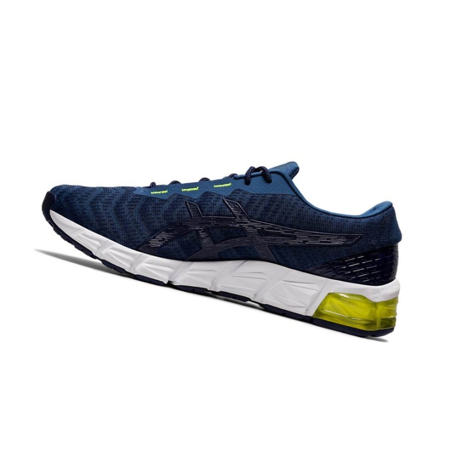 Navy Men's Asics GEL-QUANTUM 180 5 Sneakers | US71406UK