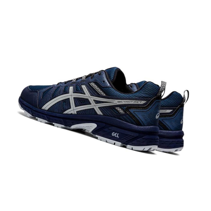 Navy Men's Asics GEL-VENTURE 7 Trail Trail Running Shoes | US70329WH