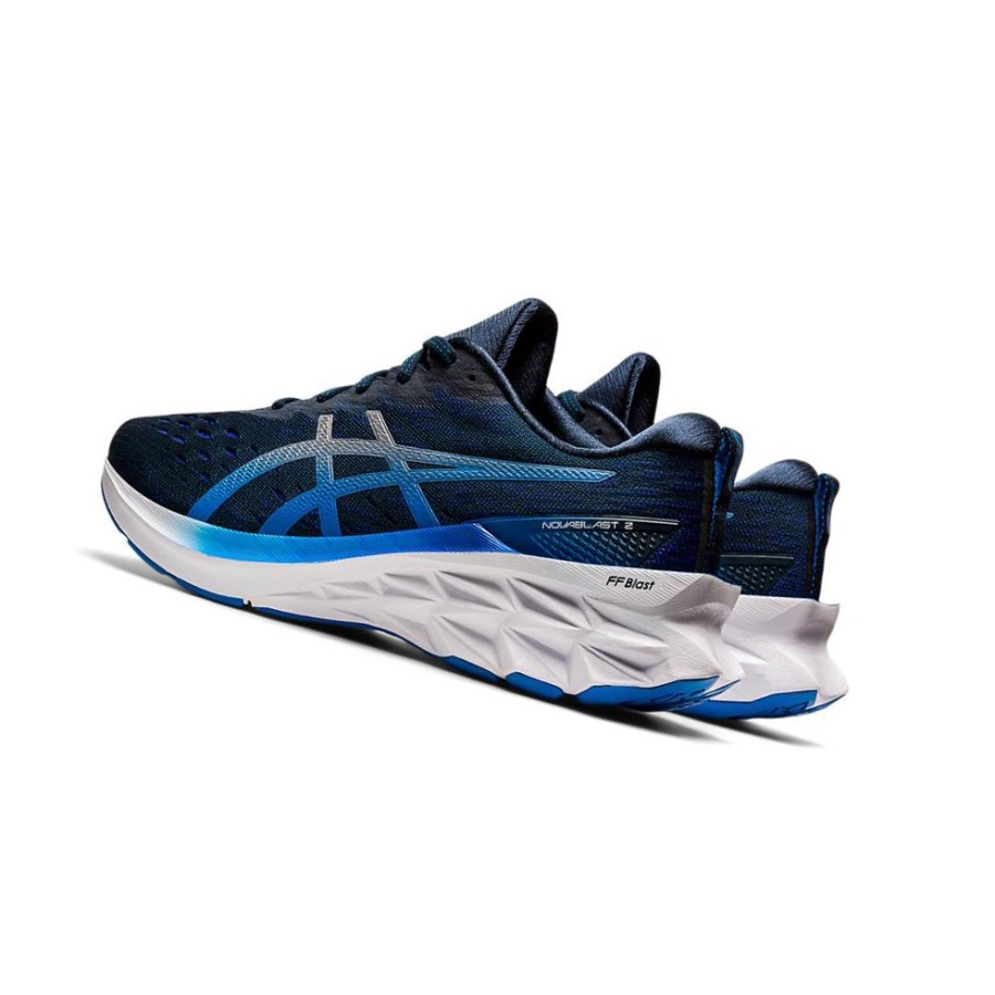 Navy Men's Asics NOVABLAST 2 Running Shoes | US14980UI