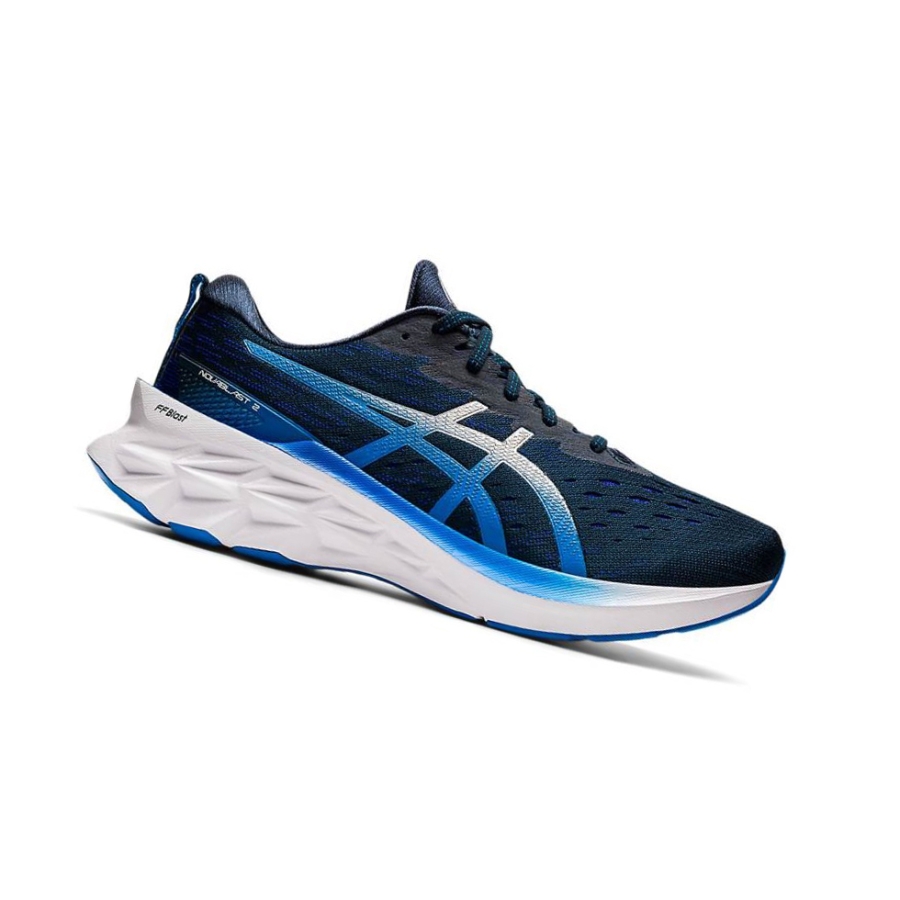 Navy Men\'s Asics NOVABLAST 2 Running Shoes | US14980UI