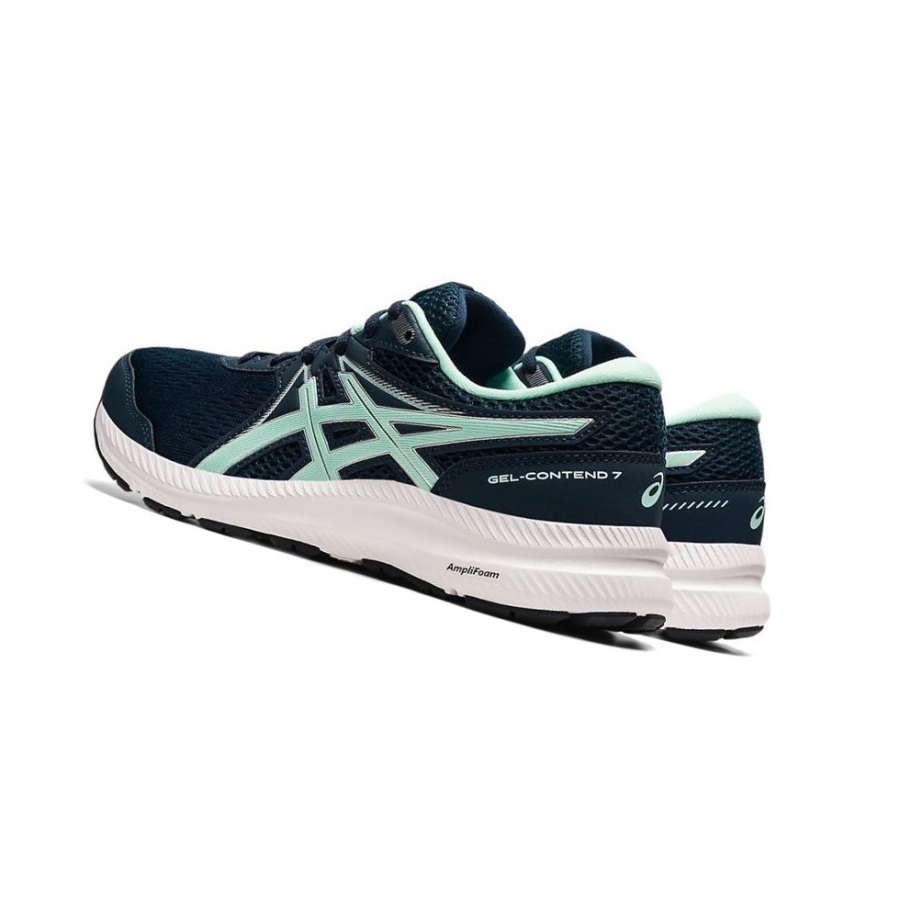 Navy Women's Asics GEL-CONTEND 7 Running Shoes | US56032AO