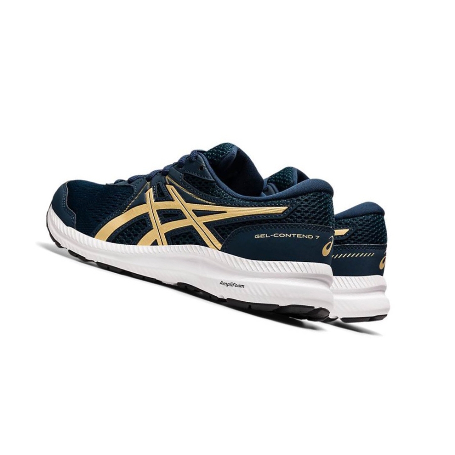 Navy Women's Asics GEL-CONTEND 7 Running Shoes | US98705IU