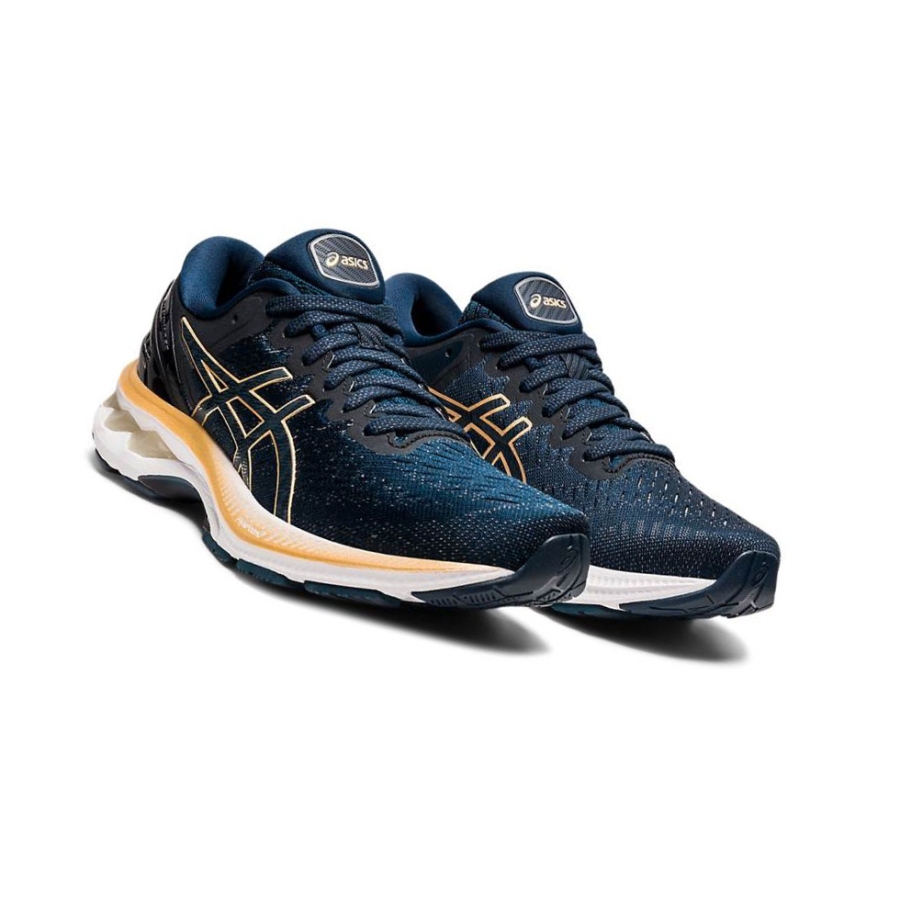 Navy Women's Asics GEL-KAYANO 27 Running Shoes | US86945EB