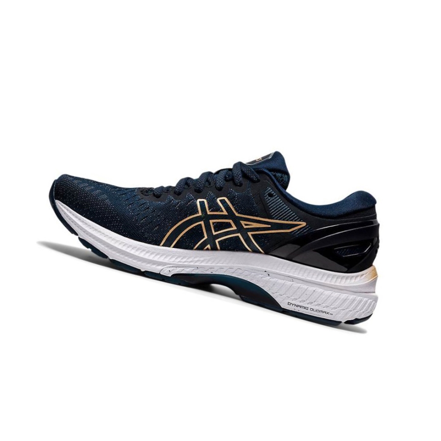 Navy Women's Asics GEL-KAYANO 27 Running Shoes | US86945EB