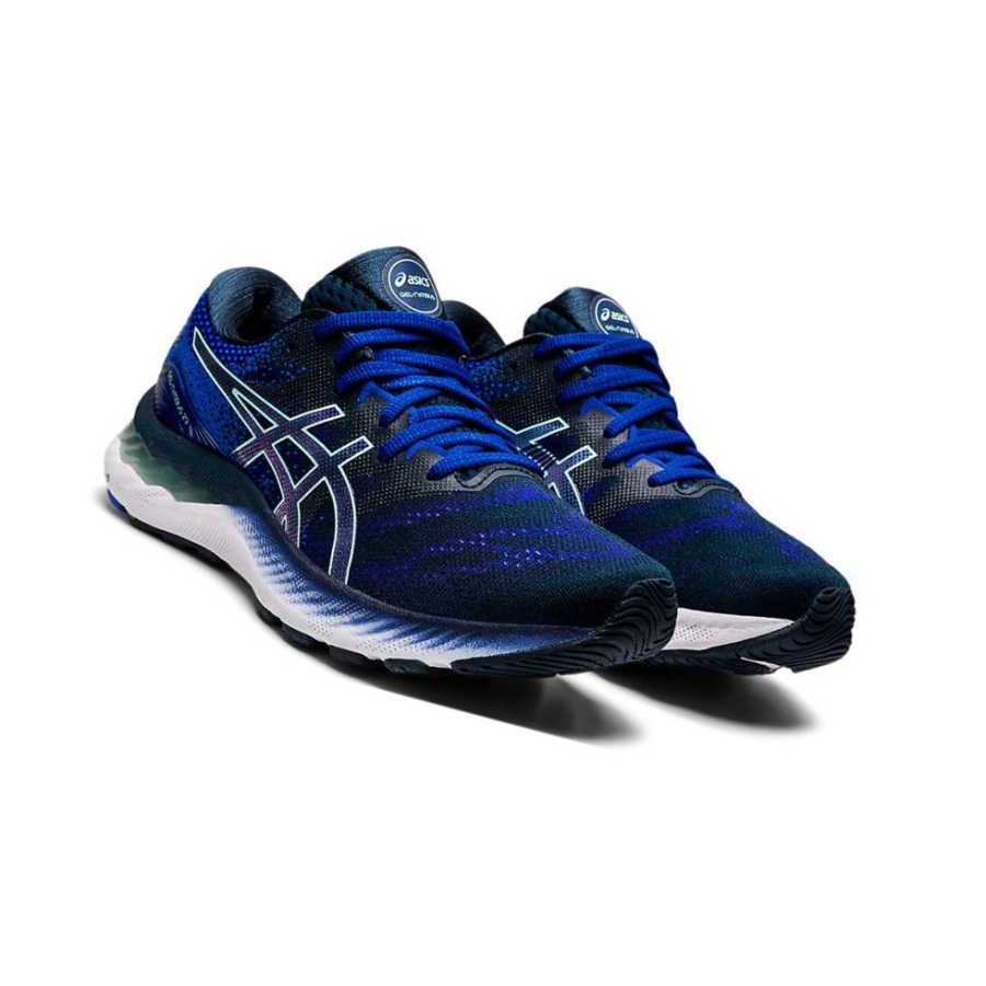 Navy Women's Asics GEL-NIMBUS 23 Running Shoes | US03548MD