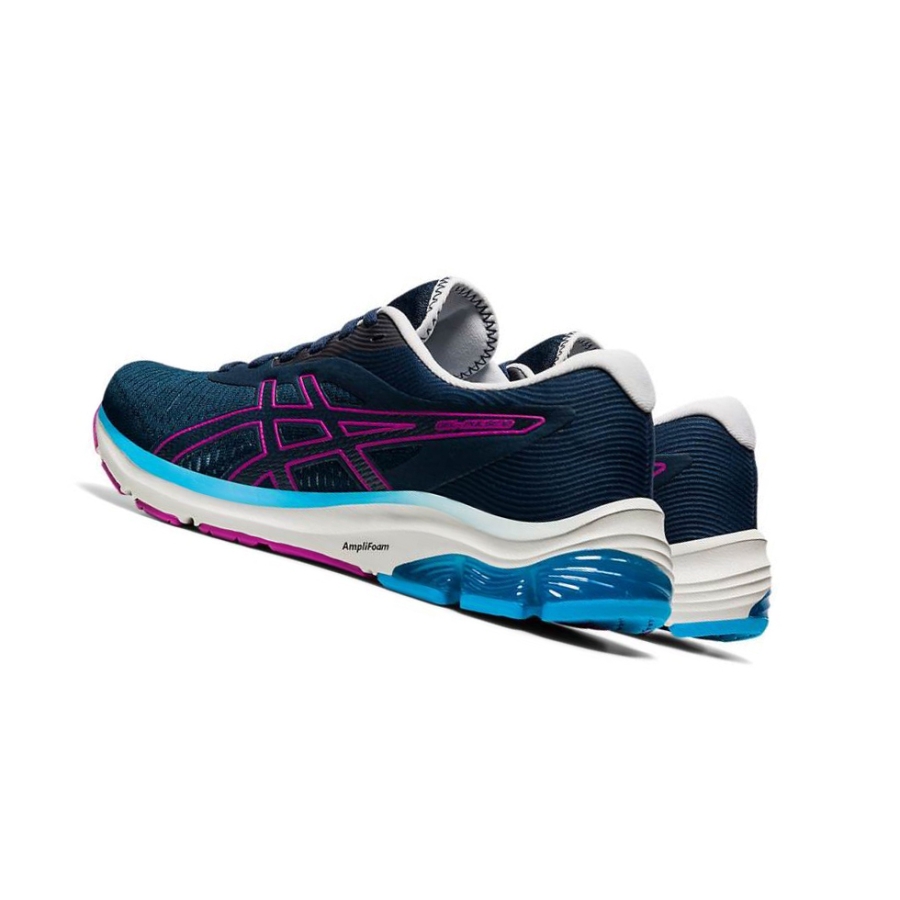 Navy Women's Asics GEL-PULSE 12 Running Shoes | US93847QP