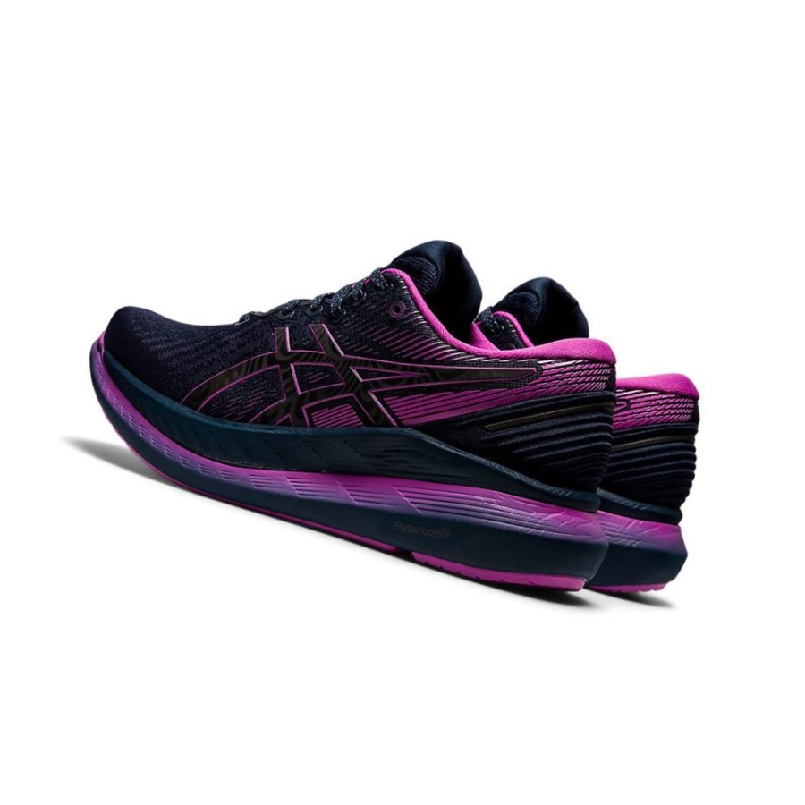 Navy Women's Asics GLIDERIDE 2 LITE-SHOW Running Shoes | US08947DU