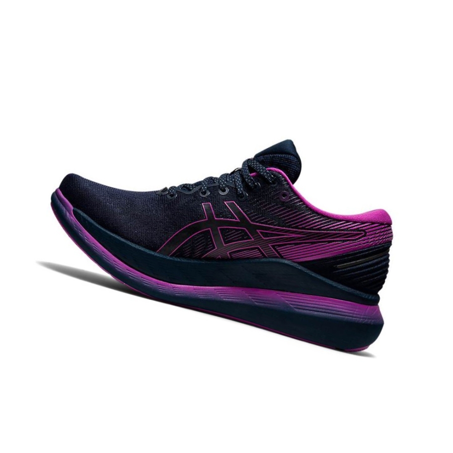 Navy Women's Asics GLIDERIDE 2 LITE-SHOW Running Shoes | US08947DU