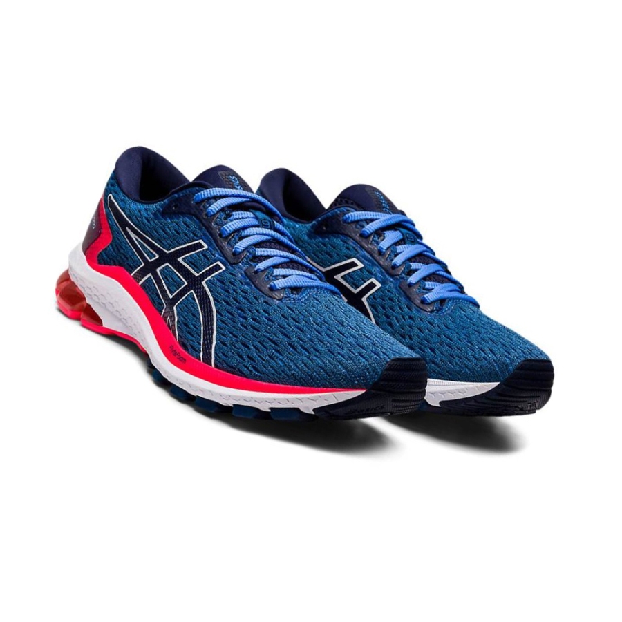 Navy Women's Asics GT-1000 9 Running Shoes | US59386BZ