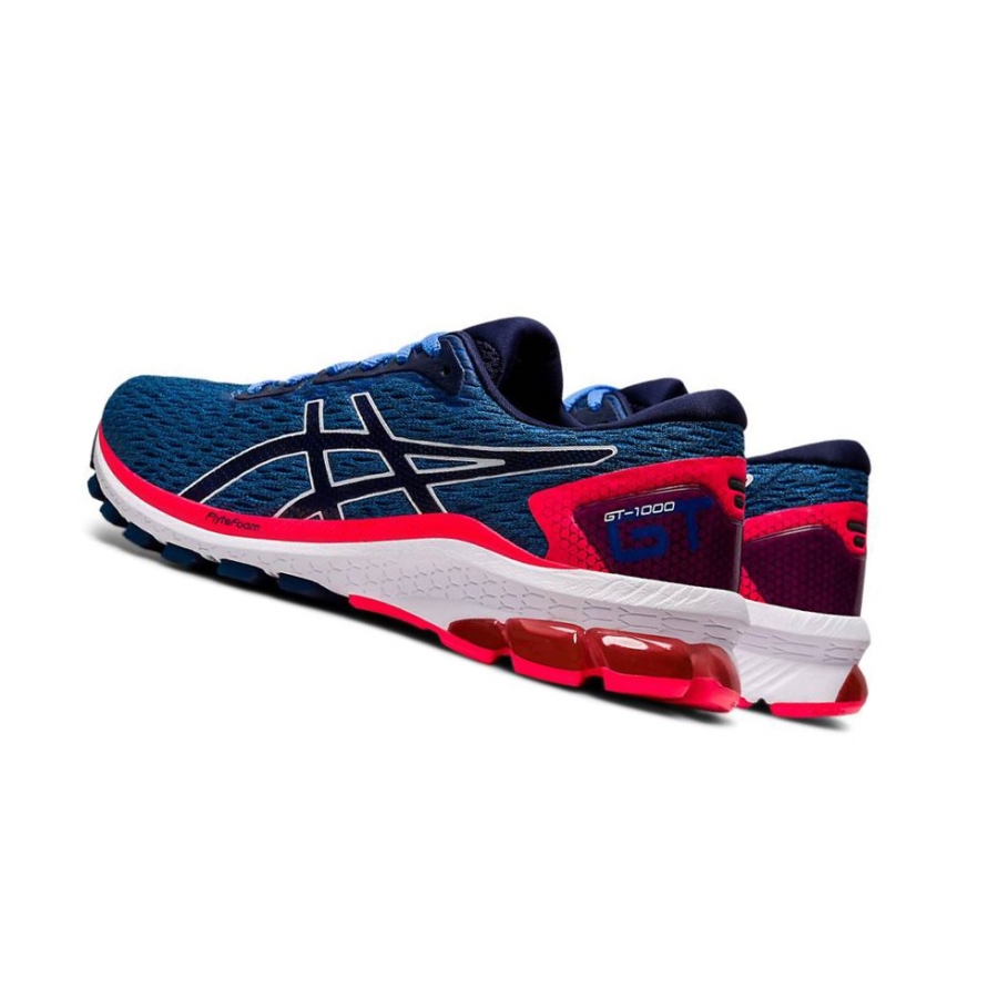 Navy Women's Asics GT-1000 9 Running Shoes | US59386BZ