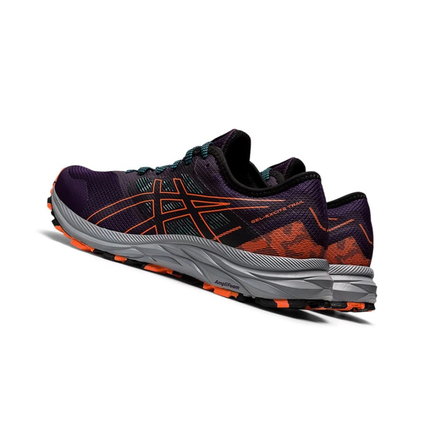 Night Shade / Nova Orange Women's Asics GEL-EXCITE TRAIL Running Shoes | US98713GA