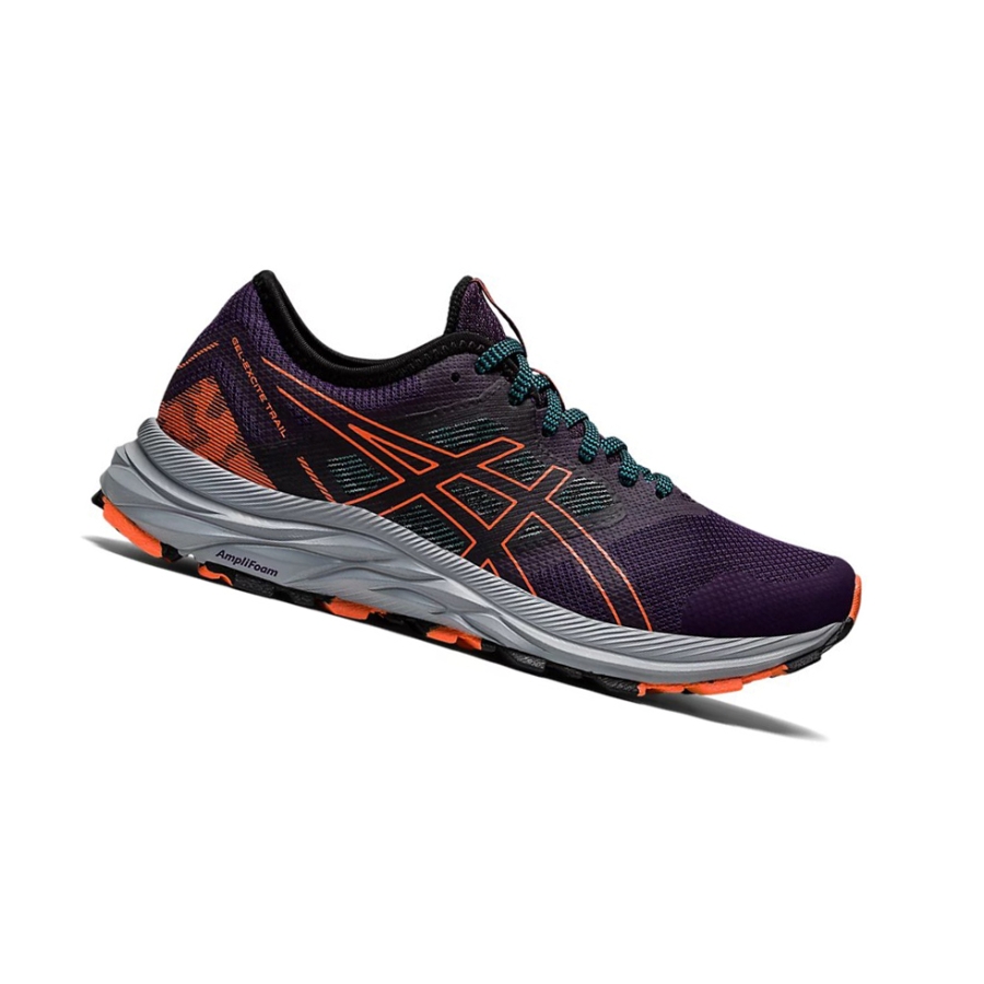 Night Shade / Nova Orange Women\'s Asics GEL-EXCITE TRAIL Running Shoes | US98713GA