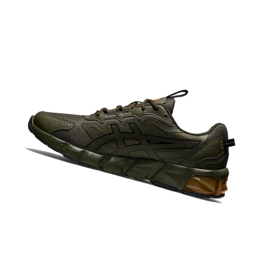 Olive Canvas / Black Men's Asics GEL-QUANTUM 90 Sneakers | US19452BX